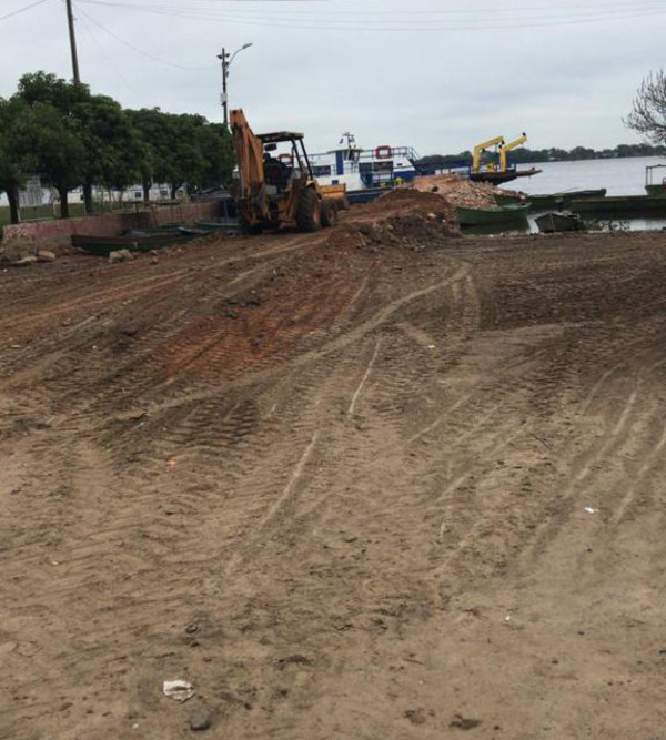 Inician trabajos para rehabilitar servicio de balsa en Itá Enramada | .::Agencia IP::.