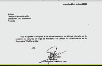 Renunció el presidente del Consejo de Administración de la Cooperativa Villa Morra - C9N