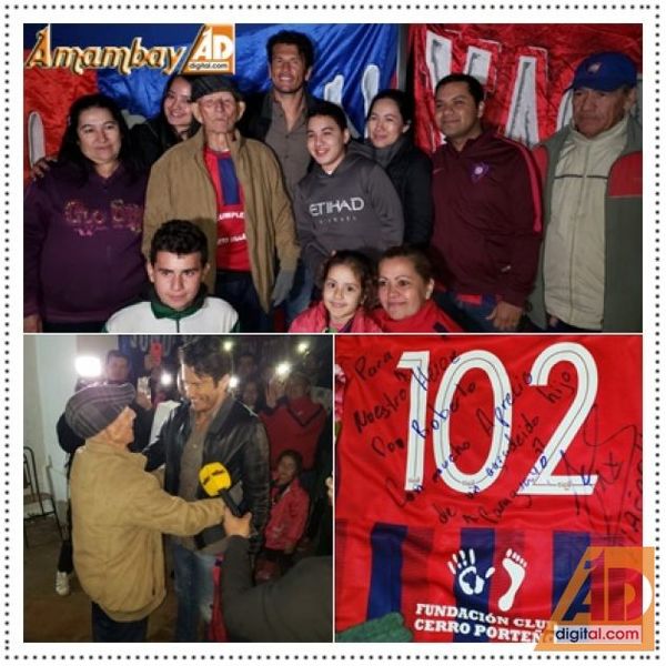 A los 102 años pudo abrazar al LEÓN