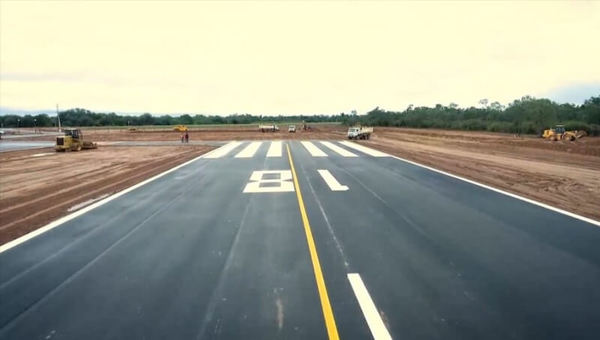 Habilitan obras en aeródromo de Infante Rivarola en el Chaco (con G. 32.600 millones de inversión)