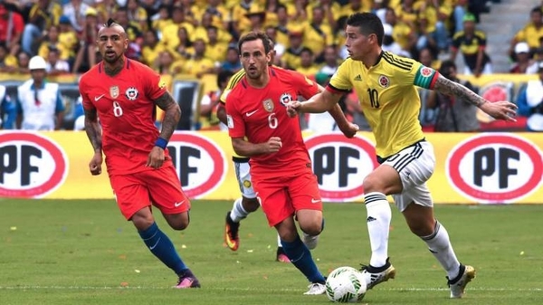 HOY / Chile amenaza el camino inmaculado de Colombia en la Copa América