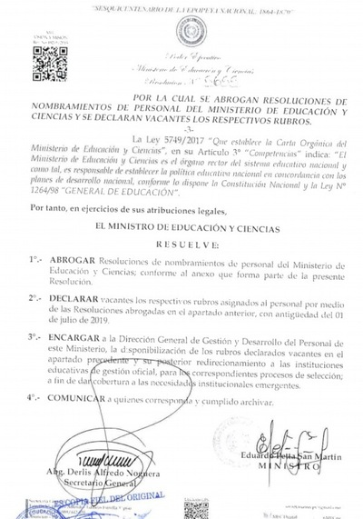 Gremios docentes y estudiantiles no se pronuncian ante despidos - ADN Paraguayo