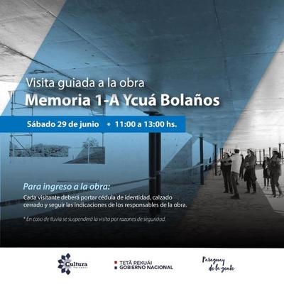 Visita guiada abierta al público para verificar avances en la obra del Memorial 1-A | .::Agencia IP::.