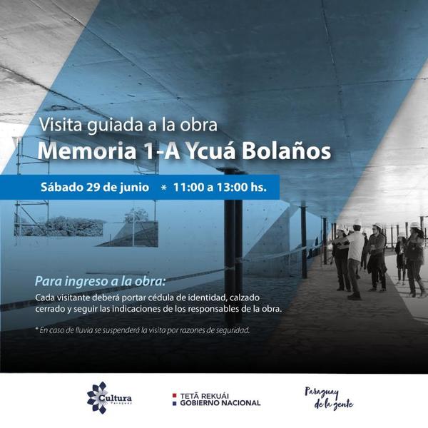 Visita guiada abierta al público para verificar avances en la obra del Memorial 1-A | .::Agencia IP::.