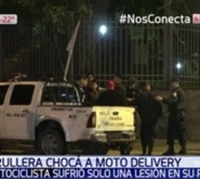 Patrullera protagoniza accidente en Sajonia - Paraguay.com