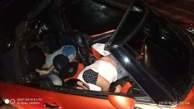 Joven muere durante violento accidente