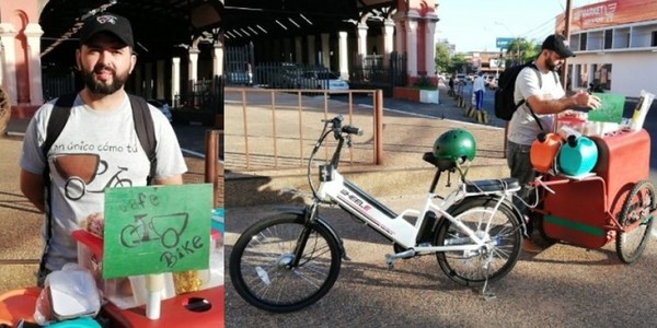 EMPRENDEDOR PREPARA DESAYUNOS, LOS REPARTE EN BICI Y ASÍ CUBRE TERAPIA DE SU HIJO CON ASPERGER