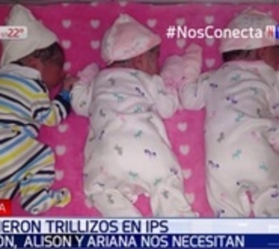 Nacen trillizos en IPS y familiares piden ayuda - Paraguay.com