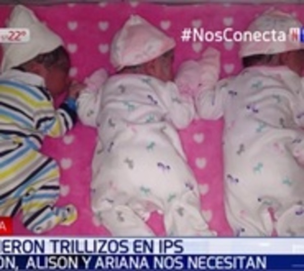 Nacen trillizos en IPS y familiares piden ayuda - Paraguay.com