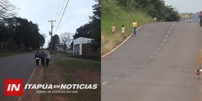 SOLICITAN CONSTRUCCIÓN DE VEREDAS EN EL TRAMO RUTA 1- ITÁ PASO.
