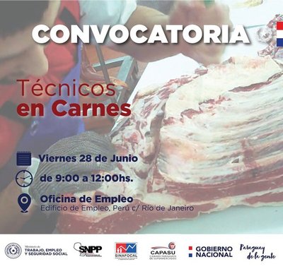 Ofrecen oportunidades laborales a técnicos de carnes - .::RADIO NACIONAL::.
