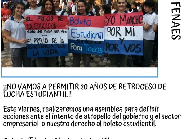 Repudian iniciativa para limitar el uso del boleto estudiantil - Radio 1000 AM