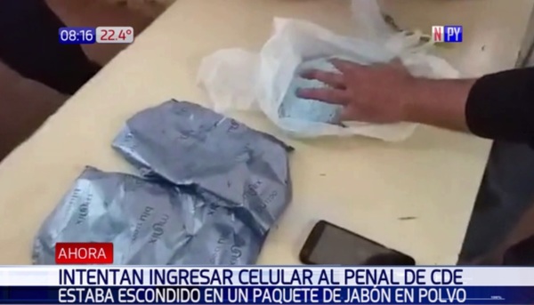 Quiso colar un celular en medio de jabón en polvo | Noticias Paraguay