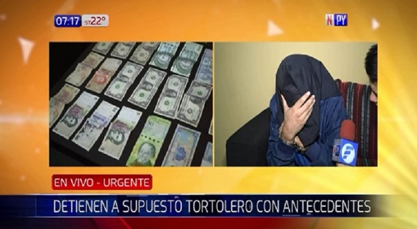Detuvieron a peligroso tortolero | Noticias Paraguay