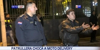 Imprudencia de policías causa accidente