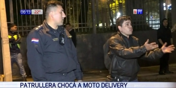 Imprudencia de policías causa accidente