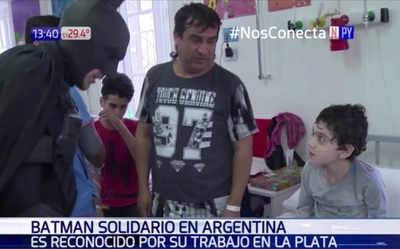 Dejó ciudad Gótica para visitar hospitales | Noticias Paraguay
