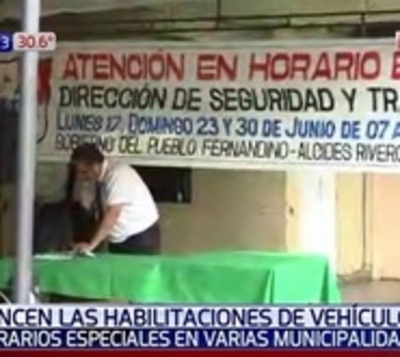 Habilitación: Municipios extienden horarios de atención - Paraguay.com