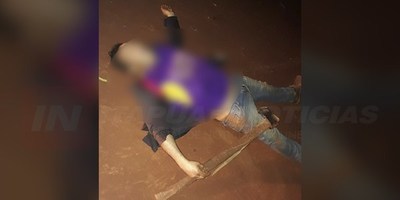 AHORA: ASESINAN A UN HOMBRE DE DOS BALAZOS EN NATALIO.