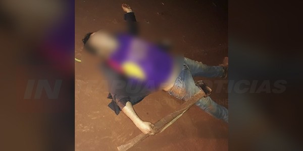 AHORA: ASESINAN A UN HOMBRE DE DOS BALAZOS EN NATALIO.