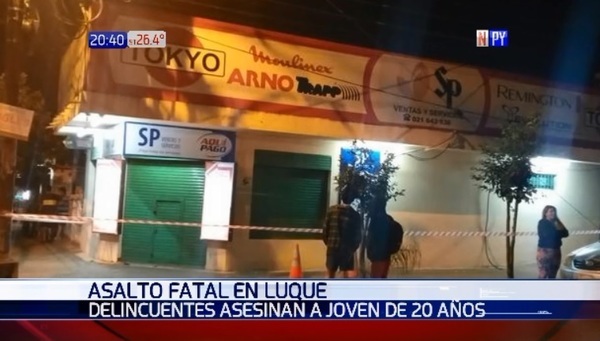 Motochorro mata a joven de 20 años | Noticias Paraguay