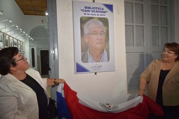 Inauguran espacio cultural con el nombre de Caio Scavone - Nacionales - ABC Color