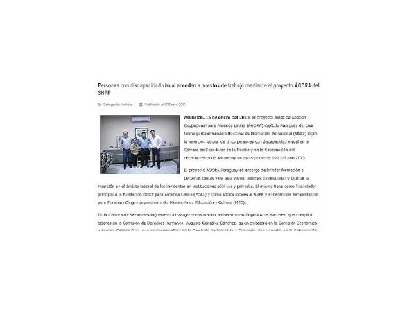 Persona no vidente reclama el uso de su imagen en programa