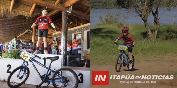 EL NIÑO PROMESA DEL CICLISMO ENCARNACENO SIGUE SORPRENDIENDO
