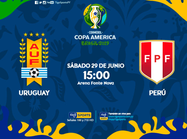Se completan los cuartos con Uruguay y Perú