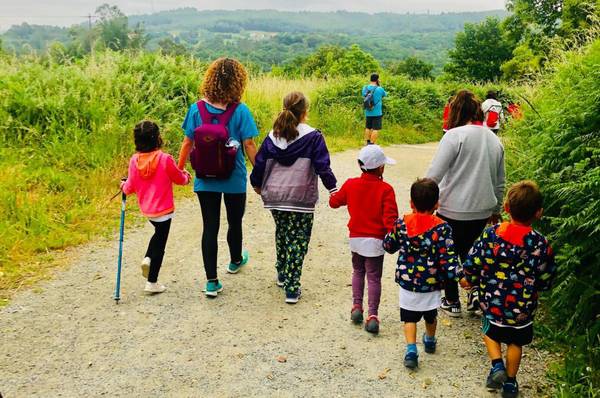 85 niños con cáncer realizan la peregrinación de Santiago de Compostela