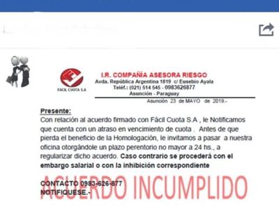 Acreedores que hostiguen a través de Facebook serán sumariados
