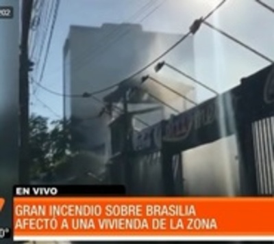 Local de comidas rápidas ardió en llamas en Asunción - Paraguay.com