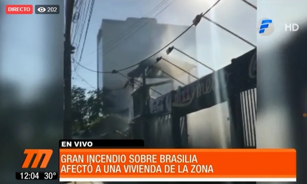 Local de comidas rápidas ardió en llamas en Asunción | Noticias Paraguay