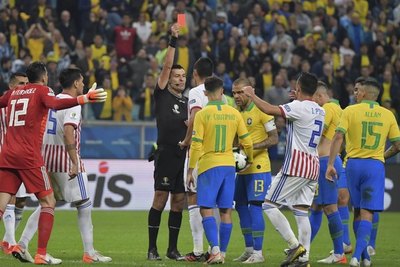 ¿Dónde vio el resto del partido Balbuena?