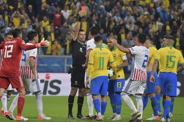 ¿Dónde vio el resto del partido Balbuena?