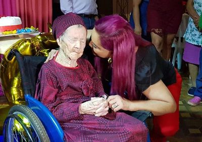 Doña Petrona celebró sus 110 años de vida - Nacionales - ABC Color