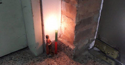 ¡Llevan a San Expedito para pasar los exámenes!