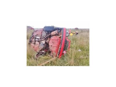 Mujer fallece tras vuelco de  automóvil