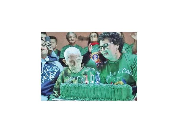 Veterano más longevo festejó sus 109 años en Concepción