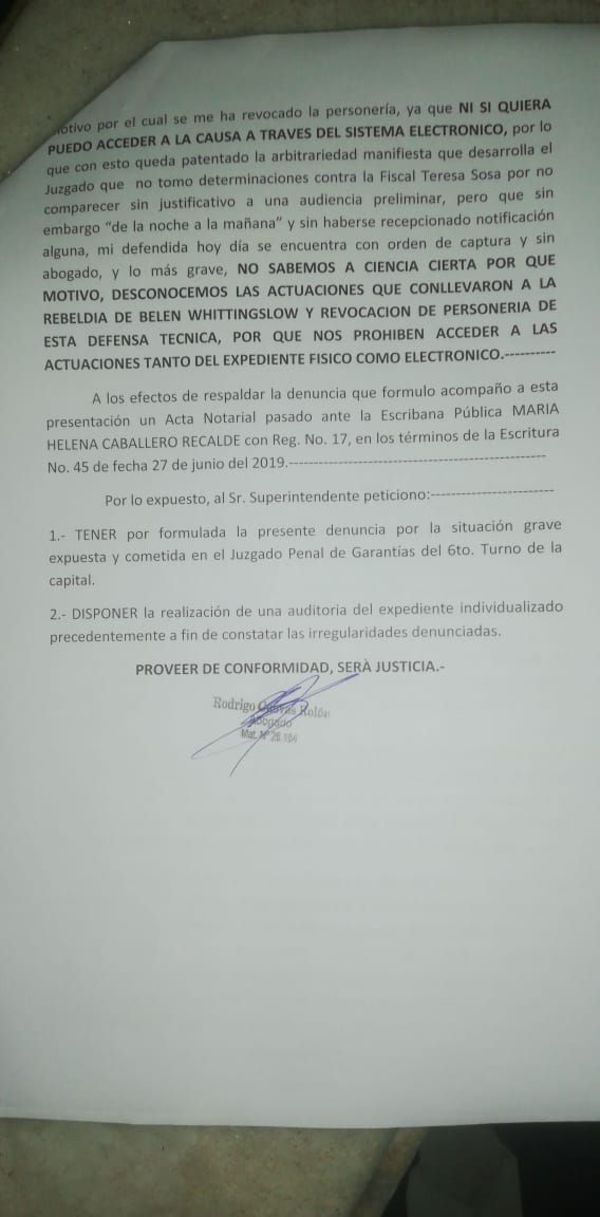 Piden prisión para joven que denunció por acoso a Kriskovich - Nacionales - ABC Color