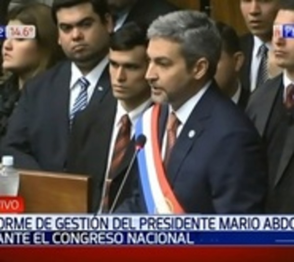 Primer informe de gestión de Mario Abdo Benítez - Paraguay.com