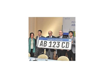 Desde el 2016 se usará chapa única en países del Mercosur