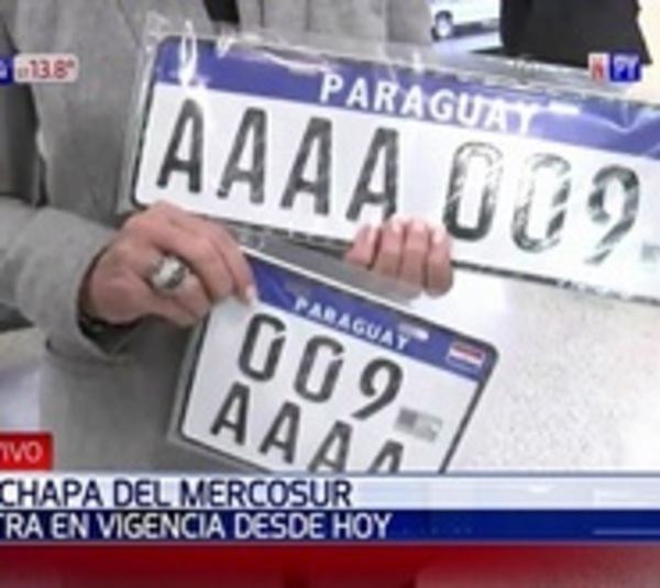 Chapas Mercosur entran en vigencia - Paraguay.com