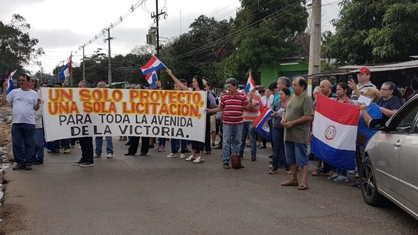 Reducto: Piden un solo proyecto y una sola licitación para la avda. De la Victoria | San Lorenzo Py