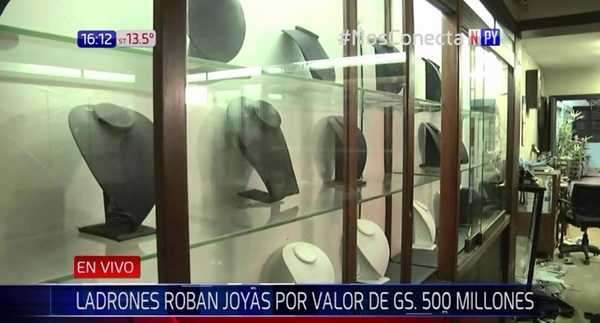 Asaltan antigua joyería de Asunción | Noticias Paraguay