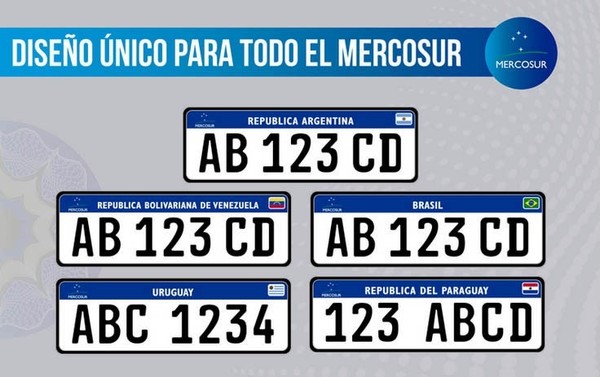 Las chapas anteriores a la patente Mercosur seguirán vigentes  - Radio 1000 AM