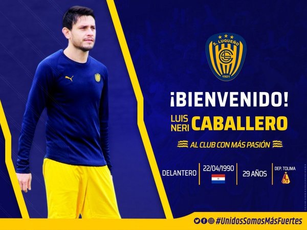 Luis Caballero, nuevo jugador de Luqueño