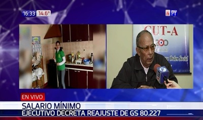 "Suba del sueldo mínimo es una burla" | Noticias Paraguay