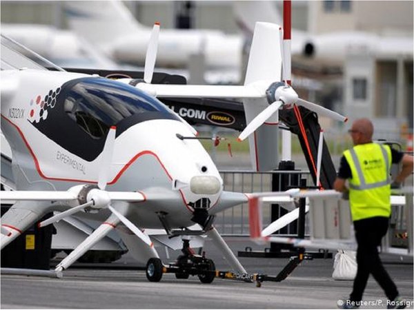 Taxis voladores sobre París para los Juegos Olímpicos de 2024