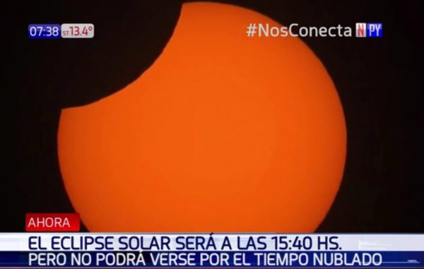 Nubes cubrirían eclipse solar | Noticias Paraguay